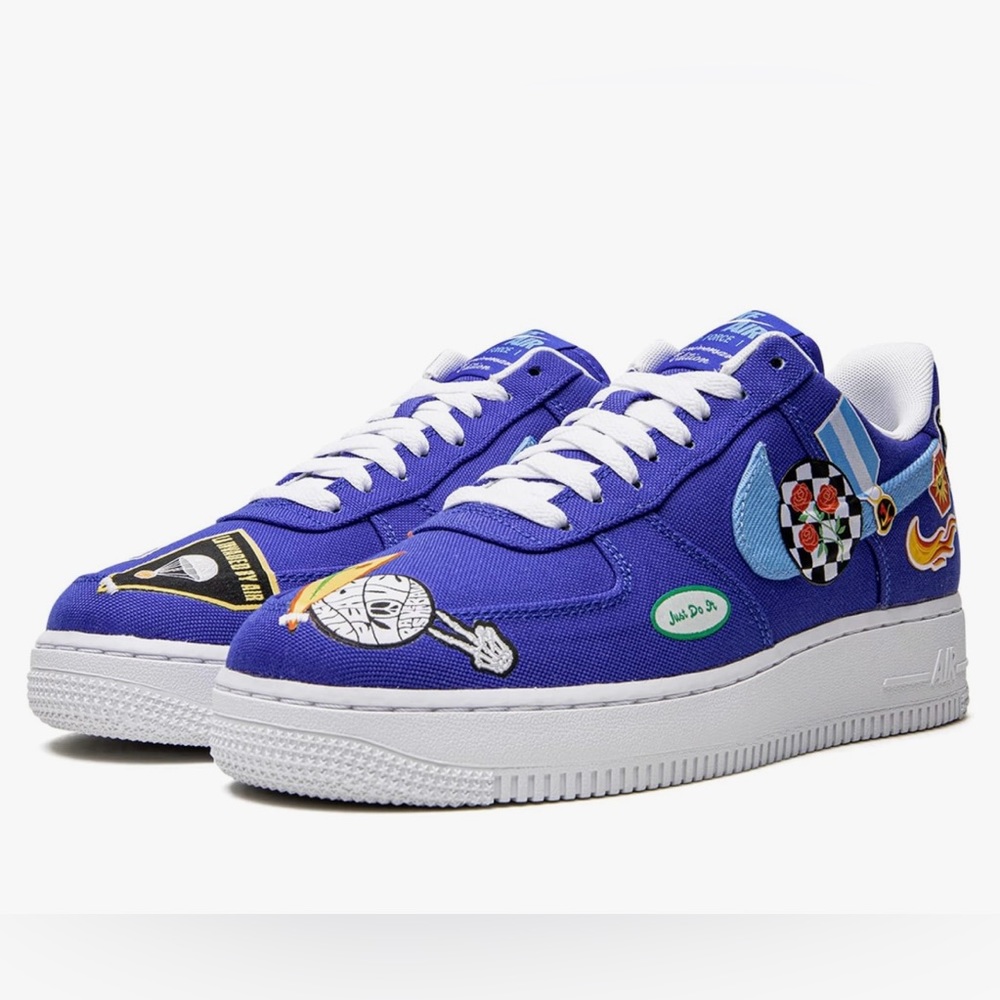 Women’s Air Force 1'07 'Patched Up -Los Angeles' size 7.5 = youth 5.5
